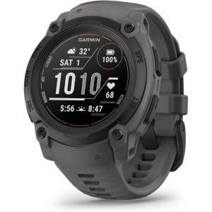 imageGarmin Instinct 3 45mm AMOLED Display Rugged Outdoor GPS Smartwatch MetalReinforced Bezel Builtin Flashlight Up to 18 Days of Battery Life BlackCharcoal