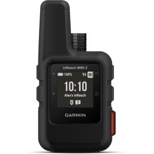 imageGarmin inReach Mini 2 Lightweight and Compact Satellite Communicator Hiking Handheld Orange  0100260200Black