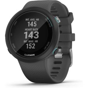 imageGarmin Swim 2 GPS Swimming Smartwatch for Pool and Open Water Underwater Heart Rate Records Distance Pace Stroke Count and Type Slate GraySlate Gray