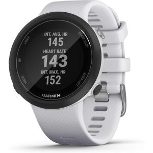 imageGarmin Swim 2 GPS Swimming Smartwatch for Pool and Open Water Underwater Heart Rate Records Distance Pace Stroke Count and Type Slate GrayWhite