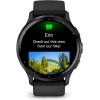 imageGarmin Venu 3 Silver Stainless Steel Bezel 14Inch AMOLED Touchscreen Display Smart Watch with 45mm Whitestone Case and Silicone BandBlack