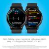 imageGarmin Venu 3 Silver Stainless Steel Bezel 14Inch AMOLED Touchscreen Display Smart Watch with 45mm Whitestone Case and Silicone BandBlack