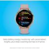 imageGarmin Venu 3 Silver Stainless Steel Bezel 14Inch AMOLED Touchscreen Display Smart Watch with 45mm Whitestone Case and Silicone BandDust Rose