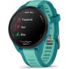 imageGarmin Forerunner 165 Running Smartwatch Colorful AMOLED Display Training Metrics and Recovery Insights BlackTurquoise