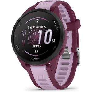 imageGarmin Forerunner 165 Running Smartwatch Colorful AMOLED Display Training Metrics and Recovery Insights BlackBerry