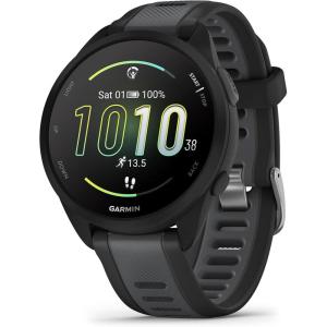 imageGarmin Forerunner 165 Running Smartwatch Colorful AMOLED Display Training Metrics and Recovery Insights BlackBlack