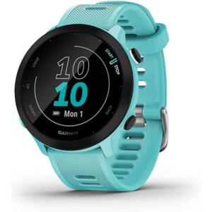 imageGarmin Forerunner 55 GPS Running Watch with Daily Suggested Workouts Up to 2 weeks of Battery Life AquaAqua