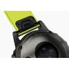 imageGarmin QuickFit 22 Watch Band  Jacquardweave Nylon Strap  Heathered BlackAmp Yellow Silicone