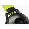 imageGarmin QuickFit 22 Watch Band  Jacquardweave Nylon Strap  Heathered BlackAmp Yellow Silicone
