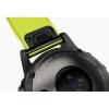 imageGarmin QuickFit 22 Watch Band  Jacquardweave Nylon Strap  Heathered BlackAmp Yellow Silicone