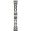 imageGarmin QuickFit 22 Watch Band  Jacquardweave Nylon Strap  Heathered BlackCarbon Gray DLC Titanium Band