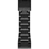 imageGarmin QuickFit 22 Watch Band  Jacquardweave Nylon Strap  Heathered BlackCarbon Gray DLC Titanium Band