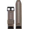imageGarmin QuickFit 22 Watch Band  Jacquardweave Nylon Strap  Heathered BlackDark Sandstone Silicone