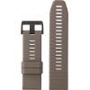 imageGarmin QuickFit 22 Watch Band  Jacquardweave Nylon Strap  Heathered BlackDark Sandstone Silicone
