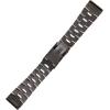 imageGarmin QuickFit 22 Watch Band  Jacquardweave Nylon Strap  Heathered BlackGray