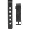 imageGarmin QuickFit 22 Watch Band  Jacquardweave Nylon Strap  Heathered BlackHeathered Black Nylon with Black Hardware