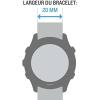 imageGarmin QuickFit 22 Watch Band  Jacquardweave Nylon Strap  Heathered BlackHeathered Black Nylon with Black Hardware