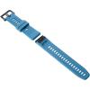 imageGarmin QuickFit 22 Watch Band  Jacquardweave Nylon Strap  Heathered BlackLakeside Blue Silicone