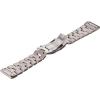imageGarmin QuickFit 22 Watch Band  Jacquardweave Nylon Strap  Heathered BlackVented Titanium Bracelet