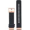 Heathered Black Nylon with Rose Gold Hardware