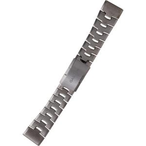imageGarmin QuickFit 22 Watch Band  Jacquardweave Nylon Strap  Heathered BlackGray