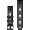 imageGarmin QuickFit 22mm BlackPebble Gry Silicone Band