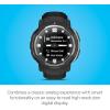 imageGarmin Instinct Crossover Solar Rugged Hybrid Smartwatch with Solar Charging Capabilities Analog Hands and Digital Display Graphite AdjustableBlack