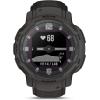 imageGarmin Instinct Crossover Solar Rugged Hybrid Smartwatch with Solar Charging Capabilities Analog Hands and Digital Display Graphite AdjustableGraphite