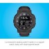 imageGarmin Instinct Crossover Solar Rugged Hybrid Smartwatch with Solar Charging Capabilities Analog Hands and Digital Display Graphite AdjustableGraphite