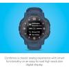 imageGarmin Instinct Crossover Solar Rugged Hybrid Smartwatch with Solar Charging Capabilities Analog Hands and Digital Display Graphite AdjustableTidal Blue