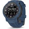 imageGarmin Instinct Crossover Solar Rugged Hybrid Smartwatch with Solar Charging Capabilities Analog Hands and Digital Display Graphite AdjustableTidal Blue