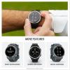 imageGarmin Approach S44 Essential Golf GPS Smartwatch AMOLED Display OnCourse Features Silver Aluminum Bezel with Black Silicone BandBlack