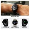 imageGarmin Approach S44 Essential Golf GPS Smartwatch AMOLED Display OnCourse Features Silver Aluminum Bezel with Black Silicone BandIvory