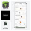 imageGarmin Approach S44 Essential Golf GPS Smartwatch AMOLED Display OnCourse Features Silver Aluminum Bezel with Black Silicone BandSlate with Black Band