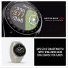 imageGarmin Approach S44 Essential Golf GPS Smartwatch AMOLED Display OnCourse Features Silver Aluminum Bezel with Black Silicone BandSlate with Black Band