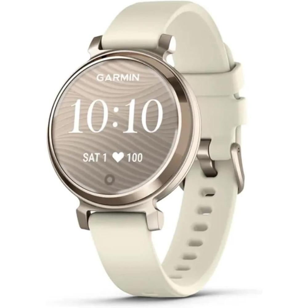 imageGarmin Lily 2 Small and Stylish Smartwatch Hidden Display Patterned Lens Up to 5 Days Battery Life CoconutCoconut