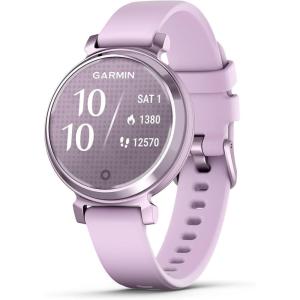 imageGarmin Lily 2 Small and Stylish Smartwatch Hidden Display Patterned Lens Up to 5 Days Battery Life CoconutLilac
