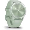 imageGarmin vivomove Sport Hybrid Smartwatch Health and Wellness Features Touchscreen BlackCool MintSilver