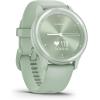 imageGarmin vivomove Sport Hybrid Smartwatch Health and Wellness Features Touchscreen BlackCool MintSilver