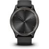 imageGarmin vvomove Trend Stylish Hybrid Smartwatch LongLasting Battery Life Dynamic Watch Hands and Touchscreen Display BlackBlack