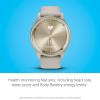 imageGarmin vvomove Trend Stylish Hybrid Smartwatch LongLasting Battery Life Dynamic Watch Hands and Touchscreen Display BlackFrench Gray
