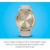 imageGarmin vvomove Trend Stylish Hybrid Smartwatch LongLasting Battery Life Dynamic Watch Hands and Touchscreen Display BlackFrench Gray