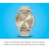 imageGarmin vvomove Trend Stylish Hybrid Smartwatch LongLasting Battery Life Dynamic Watch Hands and Touchscreen Display BlackFrench Gray