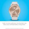 imageGarmin vvomove Trend Stylish Hybrid Smartwatch LongLasting Battery Life Dynamic Watch Hands and Touchscreen Display BlackIvory