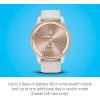 imageGarmin vvomove Trend Stylish Hybrid Smartwatch LongLasting Battery Life Dynamic Watch Hands and Touchscreen Display BlackIvory
