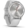 imageGarmin vvomove Trend Stylish Hybrid Smartwatch LongLasting Battery Life Dynamic Watch Hands and Touchscreen Display BlackMist Gray