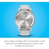 imageGarmin vvomove Trend Stylish Hybrid Smartwatch LongLasting Battery Life Dynamic Watch Hands and Touchscreen Display BlackMist Gray