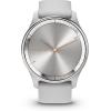 imageGarmin vvomove Trend Stylish Hybrid Smartwatch LongLasting Battery Life Dynamic Watch Hands and Touchscreen Display BlackMist Gray