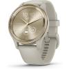 imageGarmin vvomove Trend Stylish Hybrid Smartwatch LongLasting Battery Life Dynamic Watch Hands and Touchscreen Display BlackFrench Gray