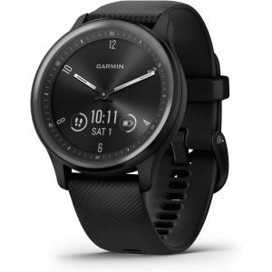 imageGarmin vivomove Sport Hybrid Smartwatch Health and Wellness Features Touchscreen BlackBlack